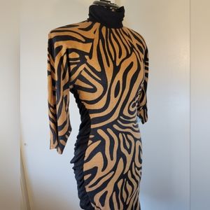 VTG STASH tiger striped dress